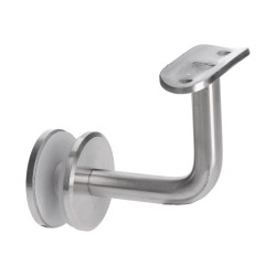 Držiak madla ø 42,4 mm, sklo 6 - 16 mm, brúsená AISI 304 Držiak madla ø 42,4 mm, sklo 6 - 16 mm, brúsená AISI 304